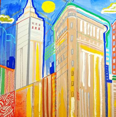 Print of Abstract Expressionism Cities Paintings by Mike Quon