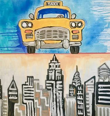 Print of Abstract Expressionism Automobile Paintings by Mike Quon