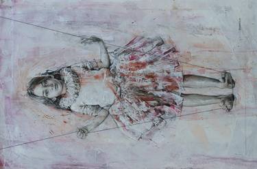 Original Figurative Children Paintings by Elena Tsigaridou