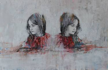 Print of Realism Children Paintings by Elena Tsigaridou