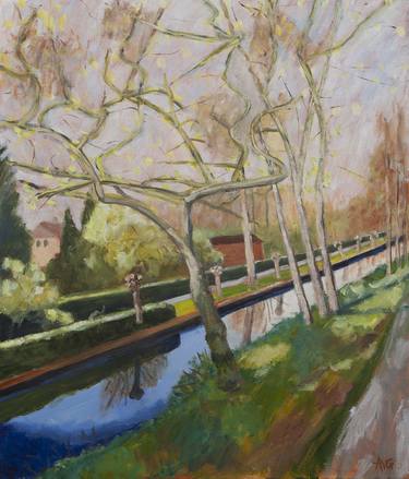 Original Impressionism Landscape Paintings by Antonie van Gelder