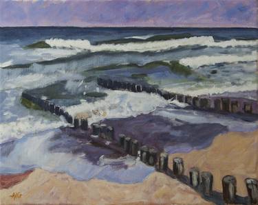 Original Impressionism Seascape Paintings by Antonie van Gelder