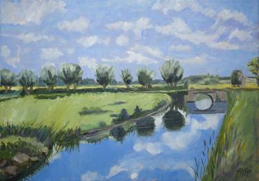 Original Impressionism Landscape Paintings by Antonie van Gelder
