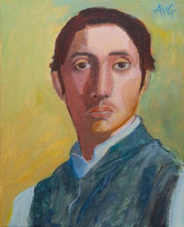 Original Impressionism Portrait Paintings by Antonie van Gelder