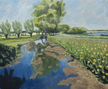 Original Expressionism Landscape Paintings by Antonie van Gelder