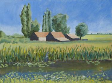 Print of Impressionism Landscape Paintings by Antonie van Gelder