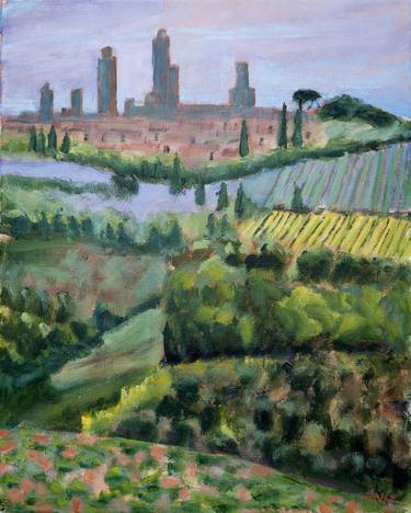 View on San Gimignano. thumb