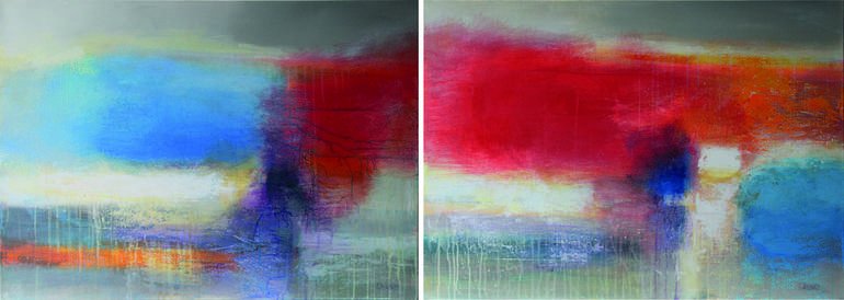 Original Abstract Expressionism Abstract Paintings by Igors Bernats