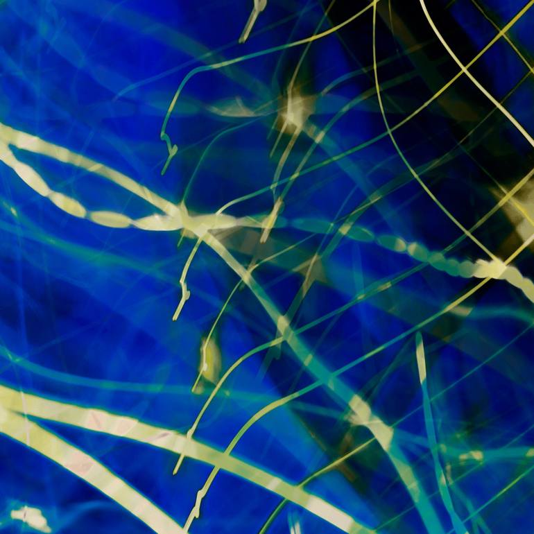 Original Abstract Expressionism Light Digital by Paul Harrison