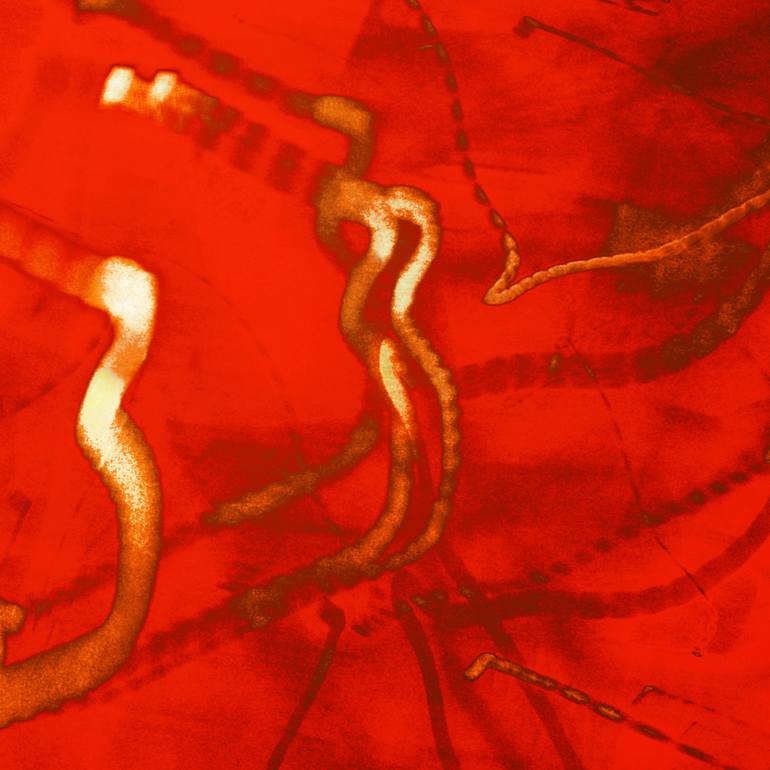 Original Abstract Expressionism Light Digital by Paul Harrison