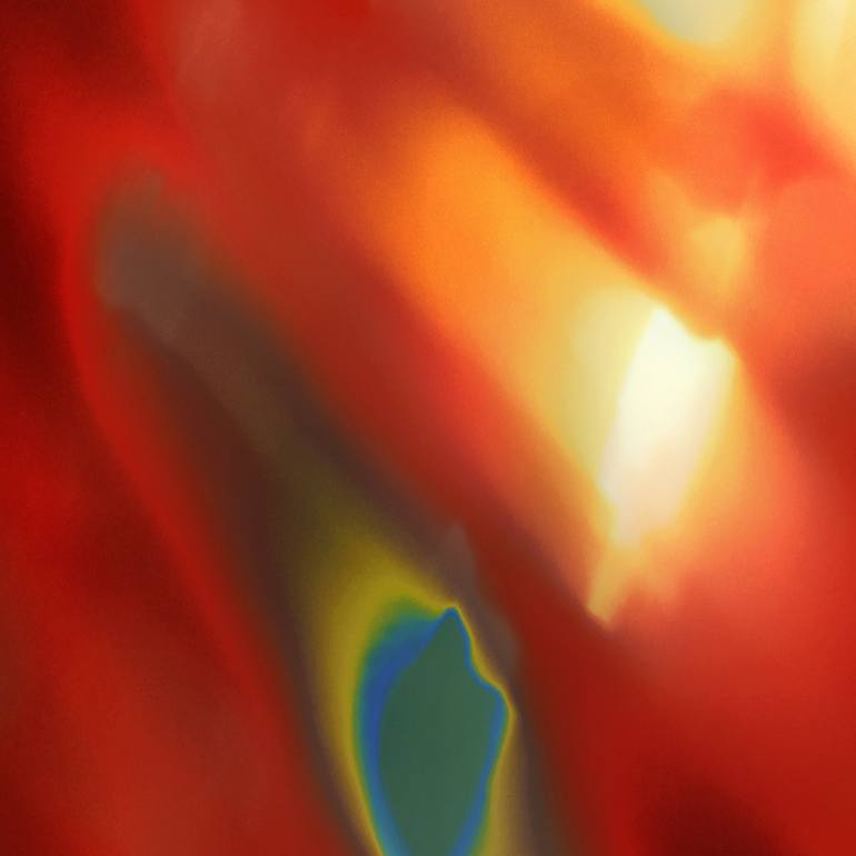 Original Abstract Expressionism Light Digital by Paul Harrison