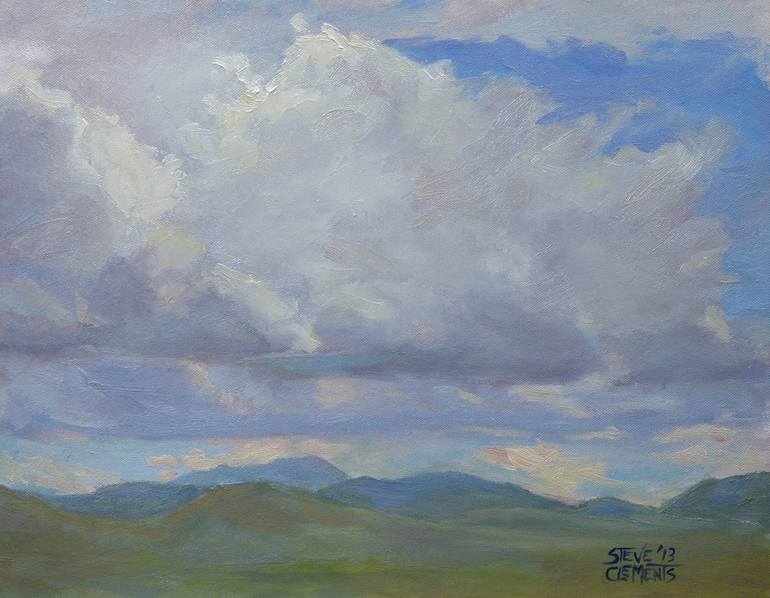 Fluffy Painting by Steve Clements | Saatchi Art