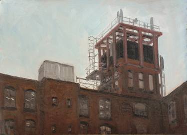 Print of Documentary Architecture Paintings by Adrian Morgan