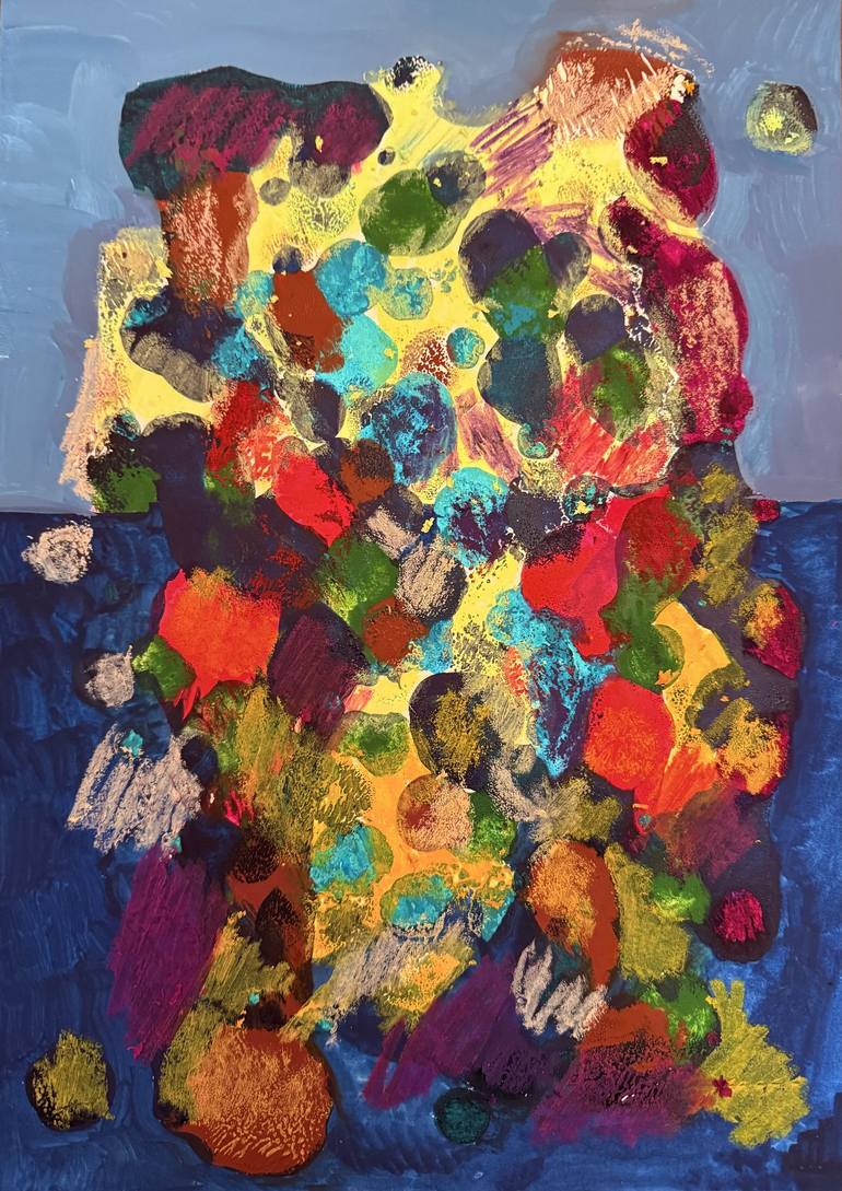 Original Abstract Expressionism Abstract Paintings by Mehriban Shamsadinskaya