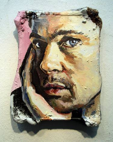 Print of Expressionism Portrait Mixed Media by james harvey