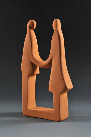 Original Modern Love Sculpture by Iva Perovic