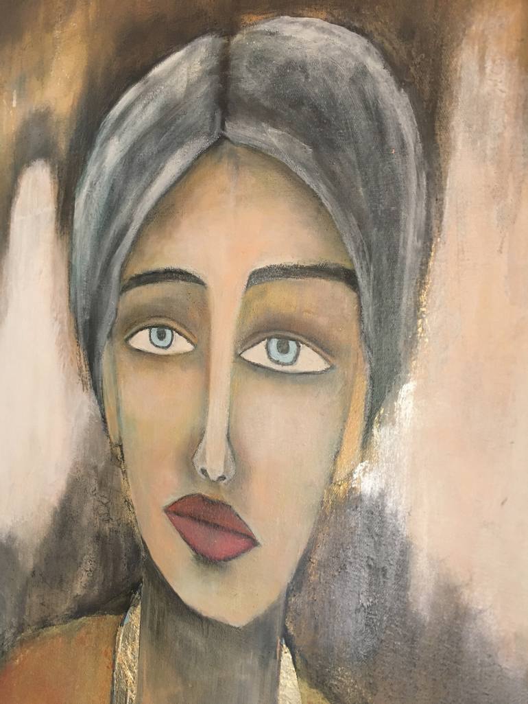 Original Figurative Religion Painting by lori sperier