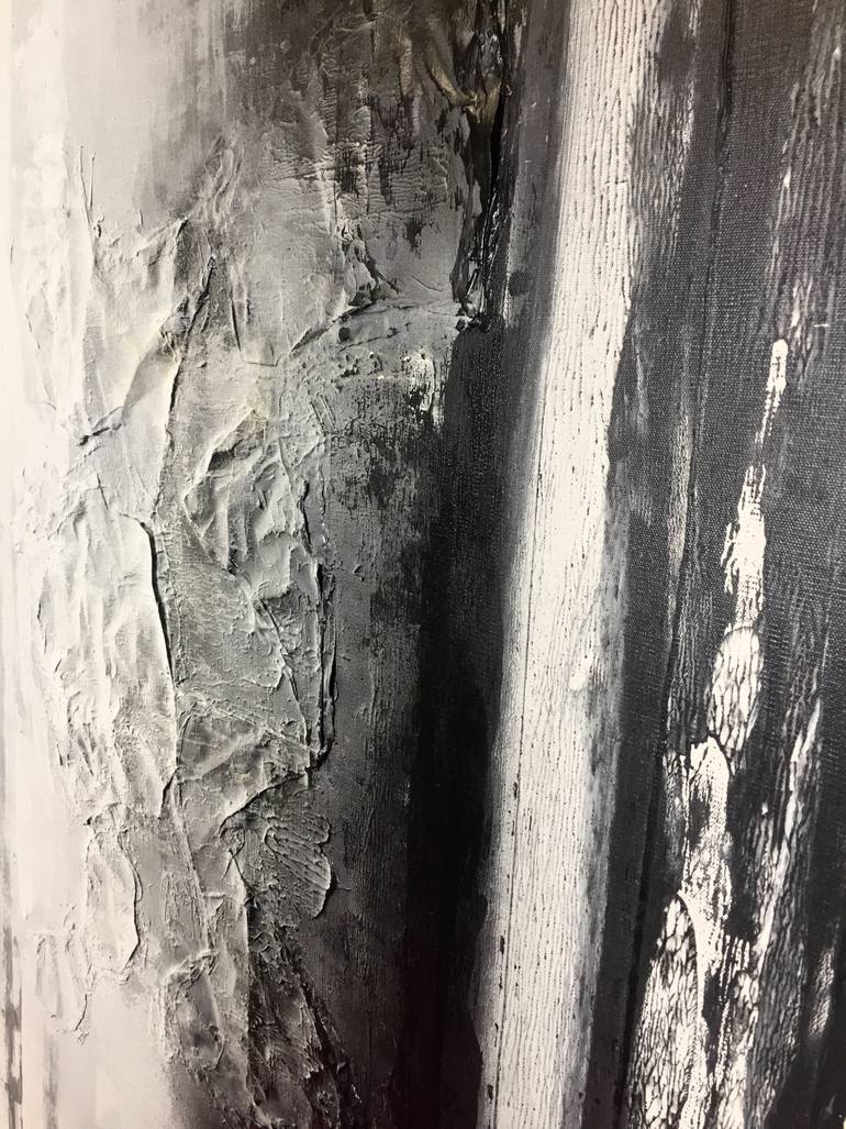 Original Minimalism Abstract Collage by Stamatopoulos Krystina