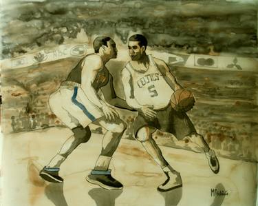 Print of Figurative Sports Paintings by joe mcharg