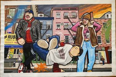 Original Contemporary Popular culture Painting by Rodney PANIC Rodriguez