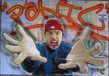 Original Street Art Graffiti Paintings by Rodney PANIC Rodriguez