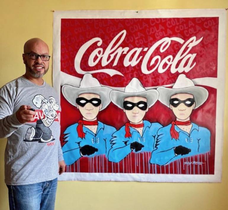 Original Popular culture Painting by Rodney PANIC Rodriguez