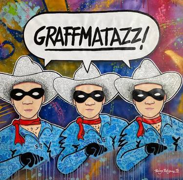 Original Illustration Graffiti Paintings by Rodney PANIC Rodriguez