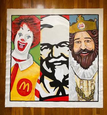 Original Pop Culture/Celebrity Paintings by Rodney PANIC Rodriguez