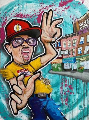 Original Illustration Graffiti Paintings by Rodney PANIC Rodriguez