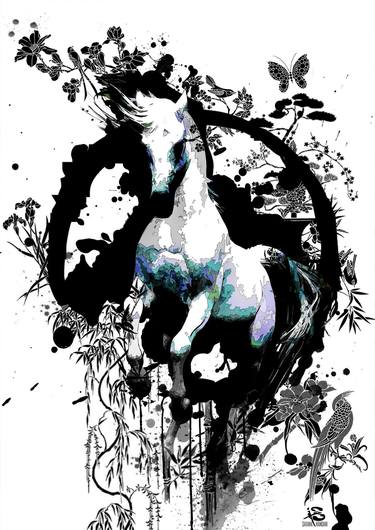 Original Horse Paintings by Savana Hamdani