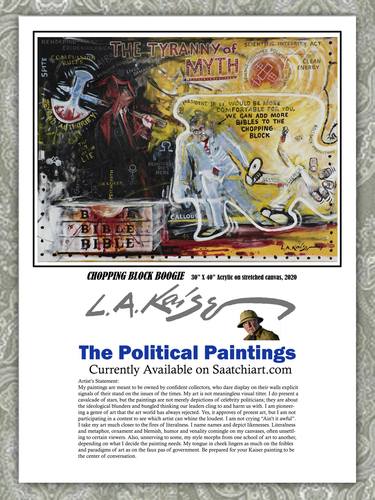 Print of Fine Art Political Printmaking by Larry Kaiser