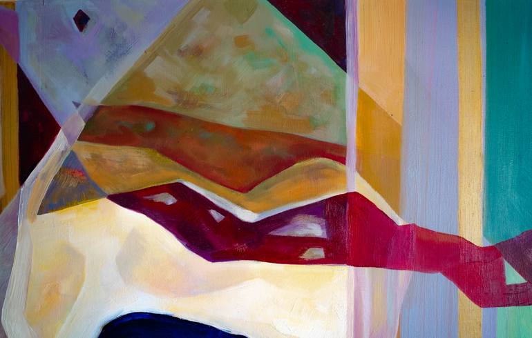 Original Conceptual Abstract Painting by Nevyana Hristova