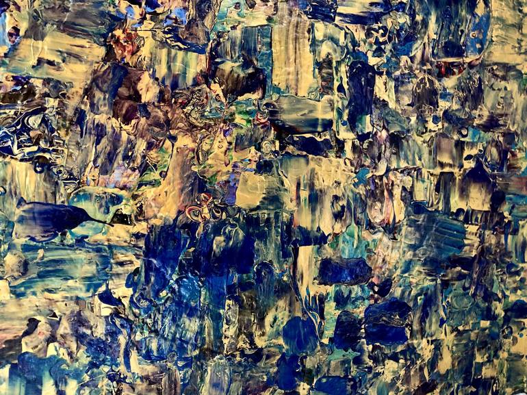 Original Abstract Expressionism Abstract Painting by Shirin Ovissi