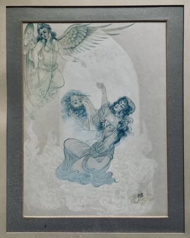 Original Illustration Classical mythology Paintings by Shirin Ovissi
