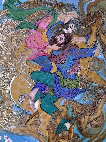 Original Illustration Classical mythology Paintings by Shirin Ovissi