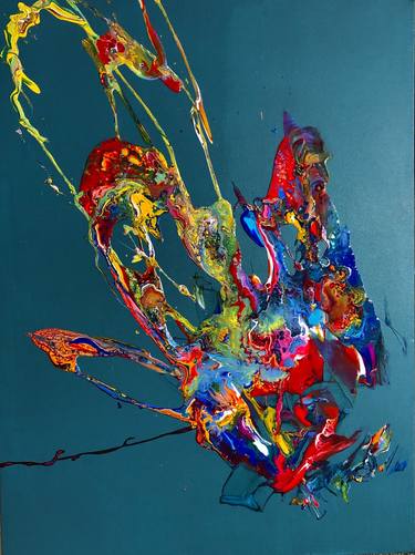 Original Abstract Paintings by Shirin Ovissi