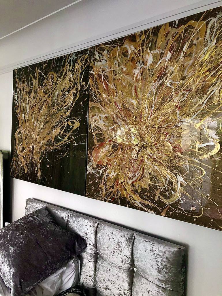 Original Modern Abstract Painting by Shirin Ovissi