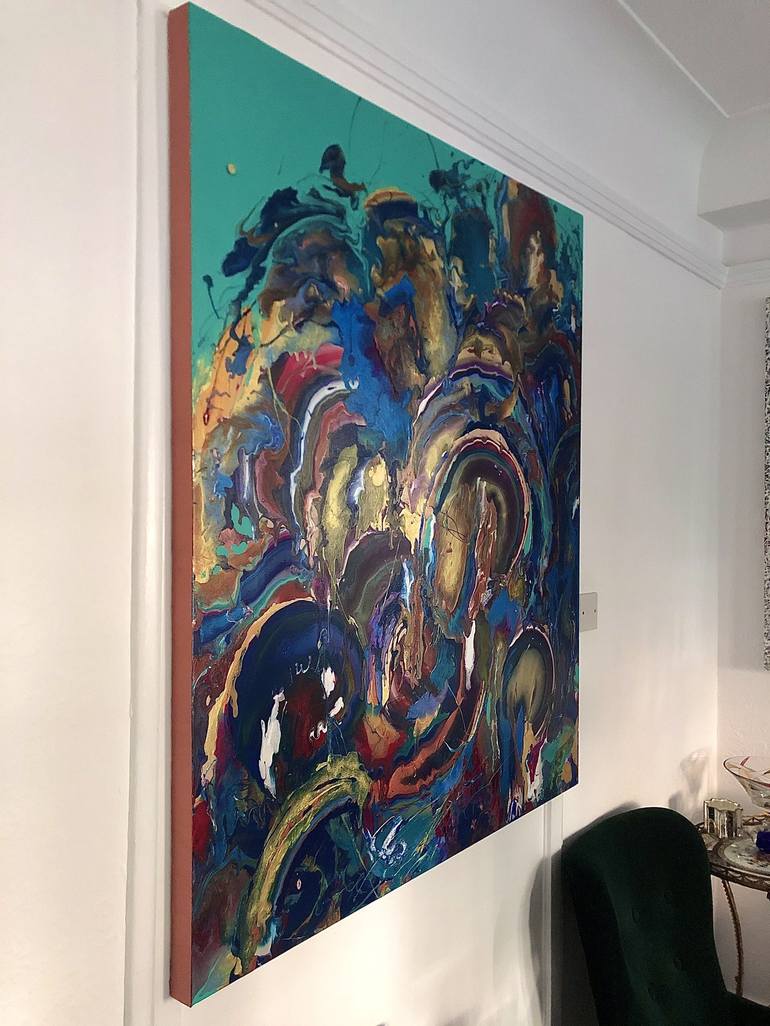 Original Abstract Painting by Shirin Ovissi