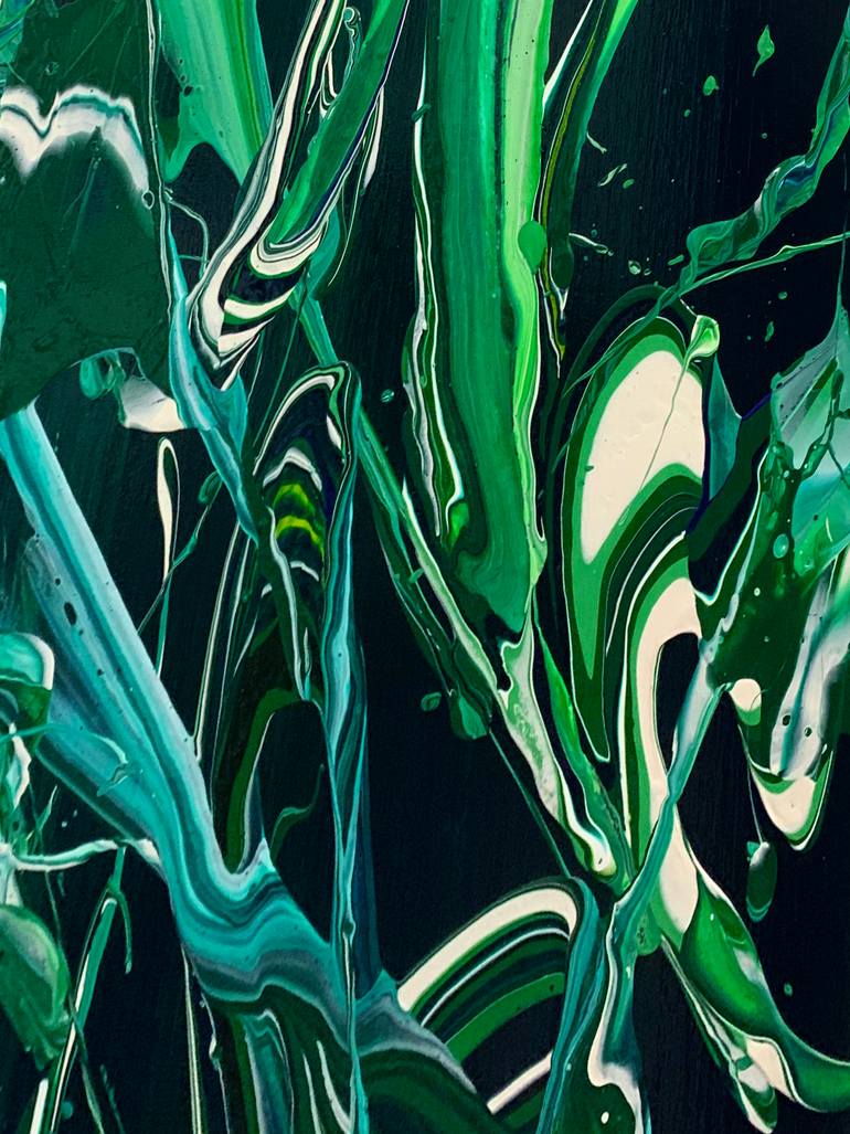 Original Abstract Expressionism Abstract Painting by Shirin Ovissi