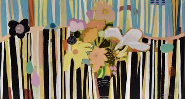 Original Abstract Floral Paintings by Ellen Dieter