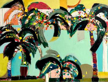 Original Abstract Nature Painting by Ellen Dieter