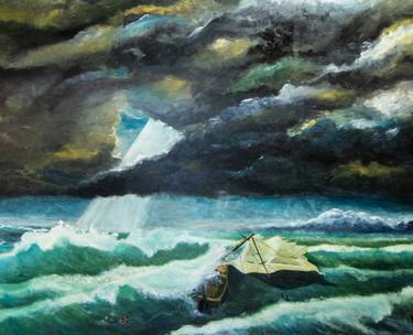 Print of Fine Art Seascape Paintings by Randall Coleman