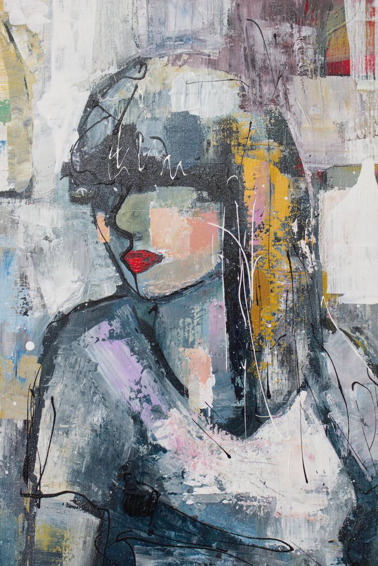 Original Modern Women Painting by Karlien Kuperus