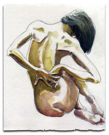 Original Nude Painting by Simon Goss