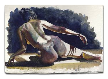 Original Figurative Nude Painting by Simon Goss