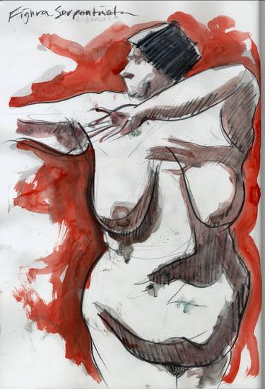 Original Nude Drawings by Simon Goss