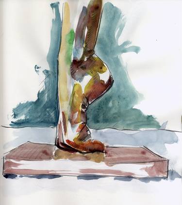 Original Figurative Nude Drawings by Simon Goss