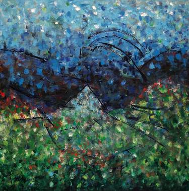 Original Abstract Landscape Paintings by Lynne Taetzsch