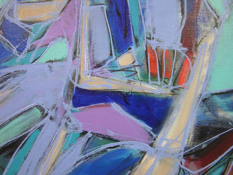 Original Abstract Painting by Lynne Taetzsch