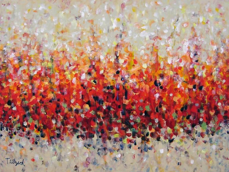 Original Impressionism Abstract Painting by Lynne Taetzsch